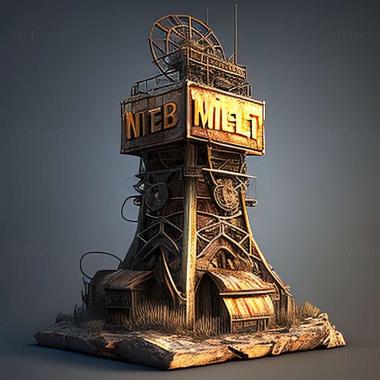 3D model Metro LaLight  Tower Pack game (STL)